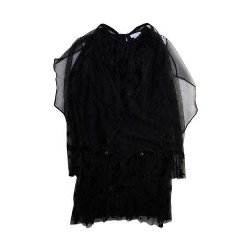 A Black Long Sleeve Dresses from Stella McCartney in size 14Y for girl. (Front View)