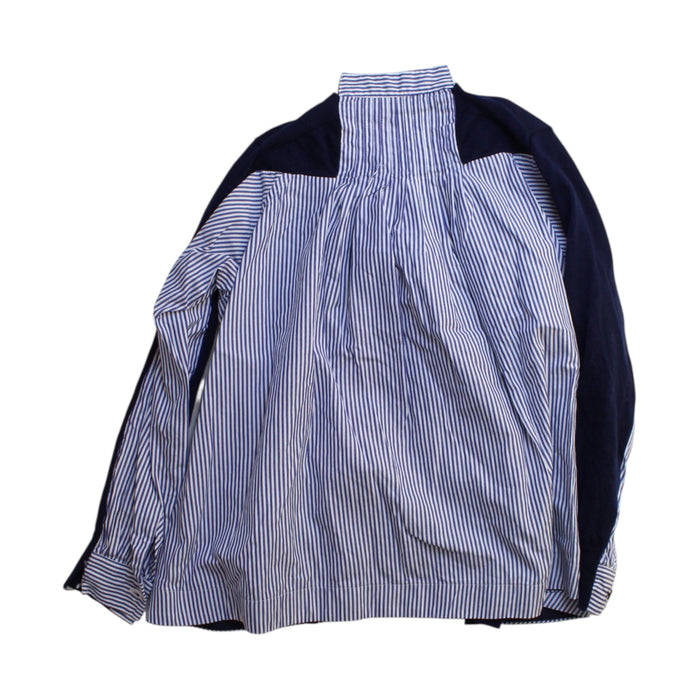 A Navy Long Sleeve Shirts from Sacai in size 12Y for girl. (Back View)