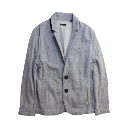 A Grey Blazers from IKKS in size 10Y for boy. (Front View)