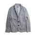 A Grey Blazers from IKKS in size 10Y for boy. (Front View)