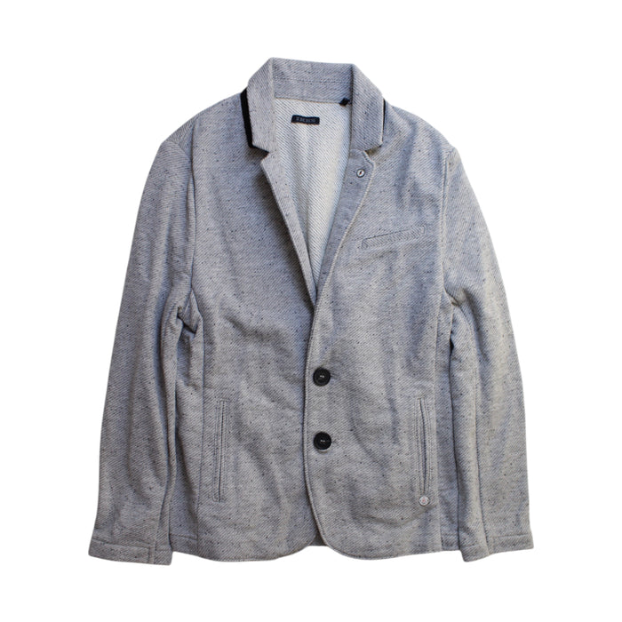 A Grey Blazers from IKKS in size 10Y for boy. (Front View)