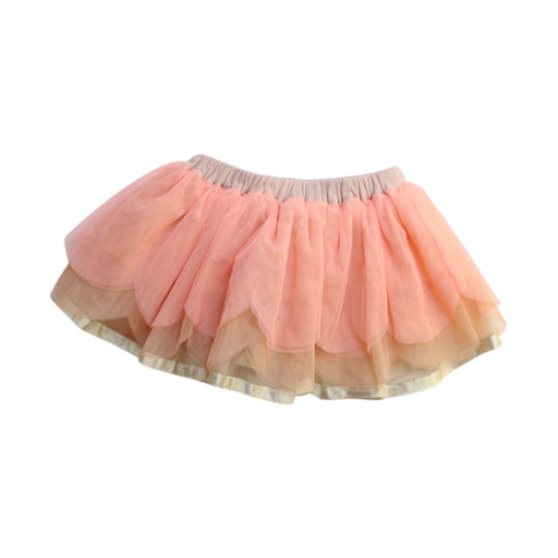 A Peach Tulle Skirts from Louise Misha in size 2T for girl. (Front View)