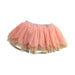 A Peach Tulle Skirts from Louise Misha in size 2T for girl. (Back View)