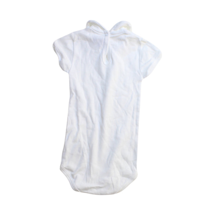 A White Short Sleeve Bodysuits from Petit Bateau in size 12Y for neutral. (Back View)