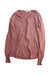A Peach Long Sleeve Tops from Excuse My French in size 12Y for girl. (Front View)
