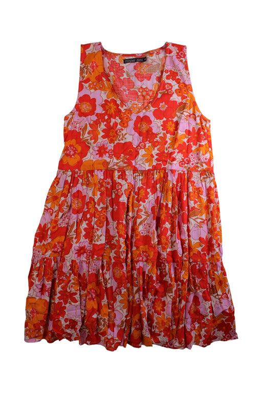 A Multicolour Sleeveless Dresses from Mister Zimi in size M for girl. (Front View)