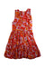 A Multicolour Sleeveless Dresses from Mister Zimi in size M for girl. (Back View)