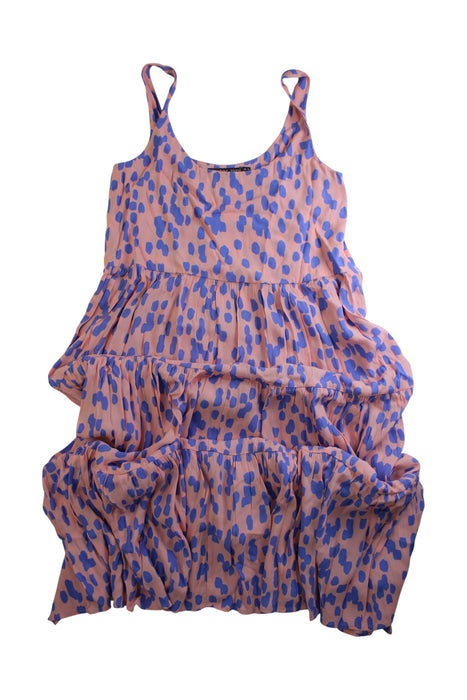 A Peach Sleeveless Dresses from Mister Zimi in size S for girl. (Front View)