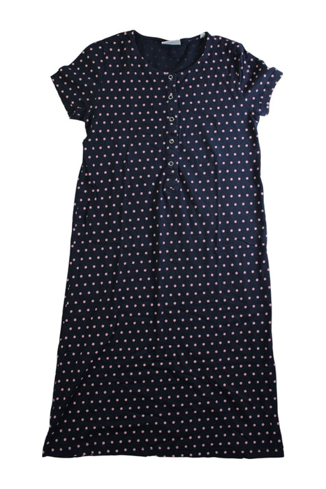 A Navy Short Sleeve Dresses from Mama Licious in size XS for maternity. (Front View)