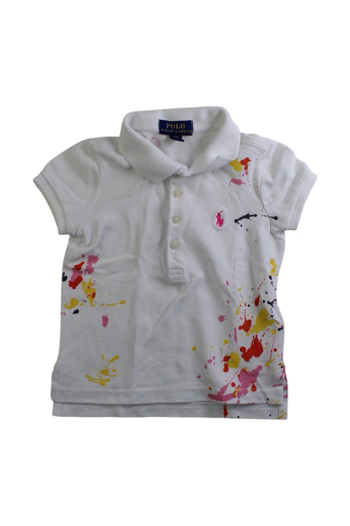 A Multicolour Short Sleeve Polos from Polo Ralph Lauren in size 2T for girl. (Front View)
