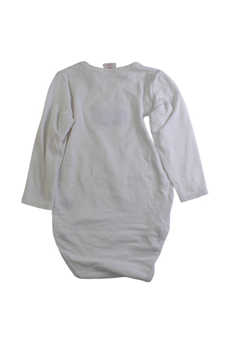 A White Long Sleeve Bodysuits from Seed in size 12-18M for girl. (Back View)