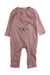 A Pink Long Sleeve Rompers from Seed in size 6-12M for girl. (Front View)