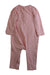 A Pink Long Sleeve Rompers from Seed in size 6-12M for girl. (Back View)