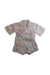 A Pink Short Sleeve Rompers from Mimi Mono in size 12-18M for girl. (Front View)