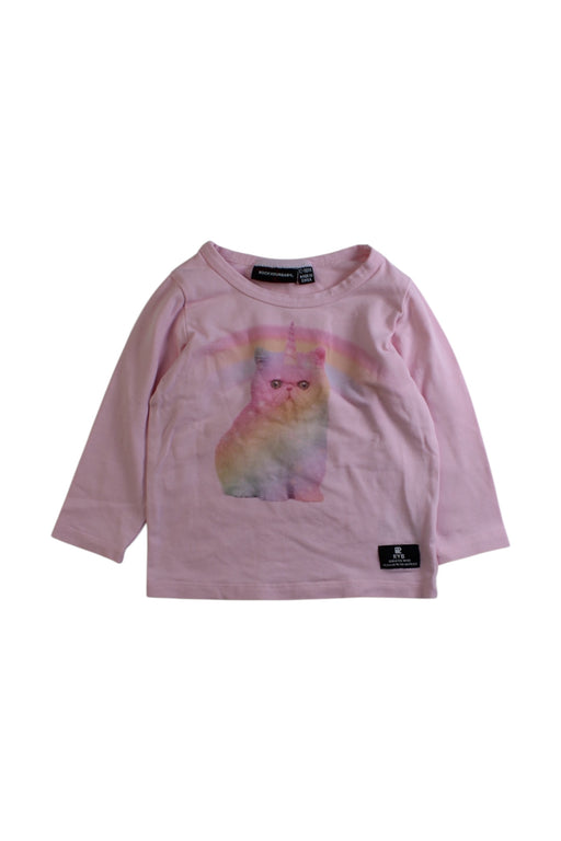A Multicolour Long Sleeve T Shirts from Rock Your Baby in size 12-18M for girl. (Front View)