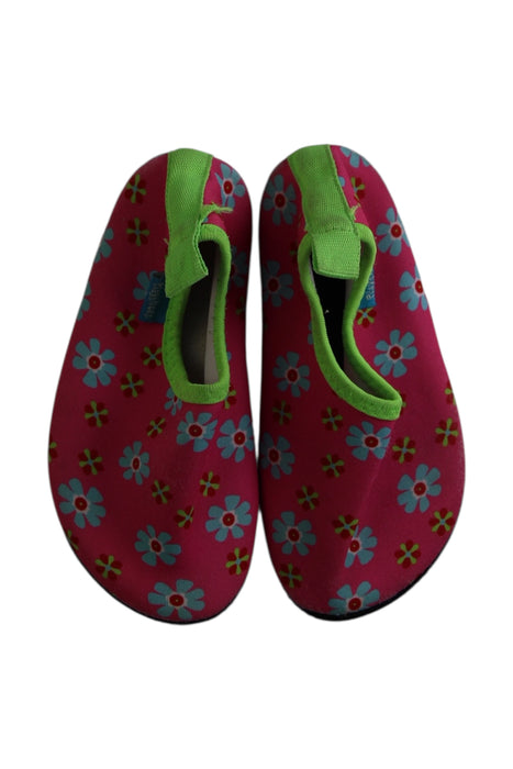 A Multicolour Aqua Shoes from Playshoes in size 18-24M for girl. (Back View)