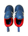 A Blue Sneakers from Adidas in size 12-18M for neutral. (Front View)