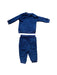 A Blue Pants Sets from Seed in size 6-12M for boy. (Front View)