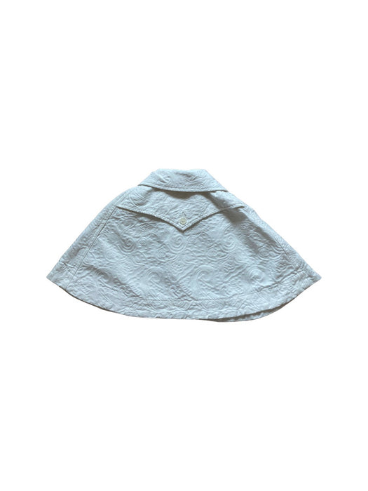 A White Capes & Ponchos from Chickeeduck in size 18-24M for girl. (Back View)