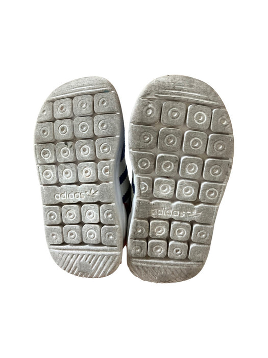 A Blue Sneakers from Adidas in size 12-18M for neutral. (Back View)