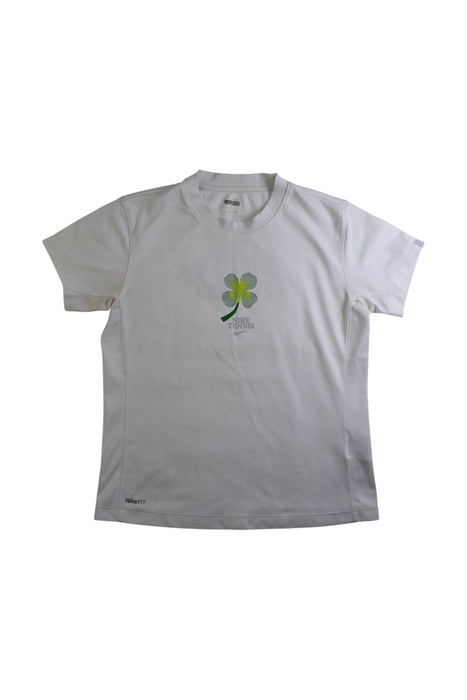 A White Short Sleeve T Shirts from Nike in size 14Y for girl. (Front View)