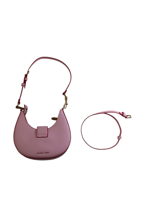 A Pink Bags from Charles & Keith in size O/S for girl. (Front View)
