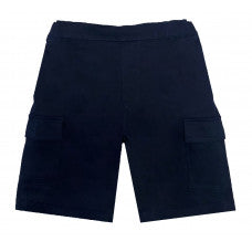 A Navy Shorts from The Harbour School in size 5T for boy. (Front View)