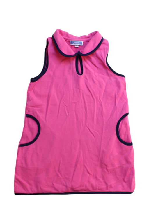 A Pink Sleeveless Dresses from Jacadi in size 3T for girl. (Front View)