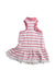 A Pink Sleeveless Dresses from Ralph Lauren in size 3T for girl. (Back View)
