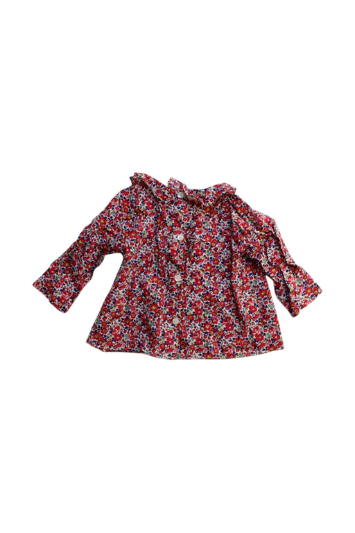 A Multicolour Long Sleeve Tops from Jacadi in size 3-6M for girl. (Front View)