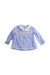 A Blue Long Sleeve Tops from Boden in size 3-6M for girl. (Front View)