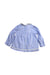 A Blue Long Sleeve Tops from Boden in size 3-6M for girl. (Back View)