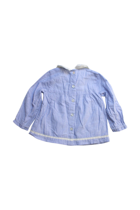 A Blue Long Sleeve Tops from Boden in size 3-6M for girl. (Back View)