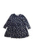 A Navy Long Sleeve Dresses from Jamie Kay in size 18-24M for girl. (Front View)