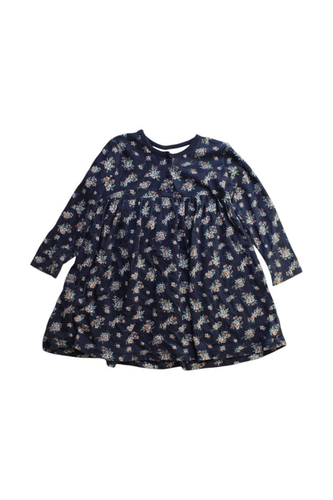 A Navy Long Sleeve Dresses from Jamie Kay in size 18-24M for girl. (Front View)