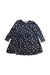 A Navy Long Sleeve Dresses from Jamie Kay in size 18-24M for girl. (Front View)