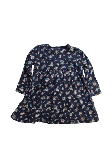 A Navy Long Sleeve Dresses from Jamie Kay in size 18-24M for girl. (Back View)