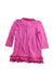 A Pink Long Sleeve Dresses from Ralph Lauren in size 12-18M for girl. (Back View)