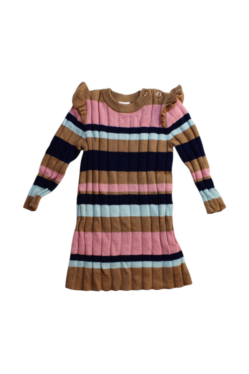 A Multicolour Sweater Dresses from Seed in size 6-12M for girl. (Front View)