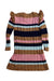 A Multicolour Sweater Dresses from Seed in size 6-12M for girl. (Back View)