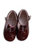 A Burgundy Flats from Jacadi in size 3T for girl. (Back View)