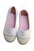 A White Espadrilles from WiNK in size 7Y for girl. (Back View)