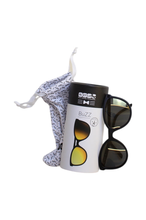 A Black Sunglasses from Ki ET LA in size 4T for boy. (Front View)