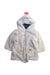 A White Coats from Louise Misha in size 10Y for girl. (Front View)