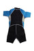 A Blue Wetsuits from Minnex in size 4T for boy. (Back View)