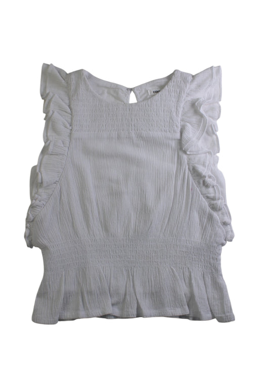A White Sleeveless Tops from Country Road in size 6T for girl. (Front View)