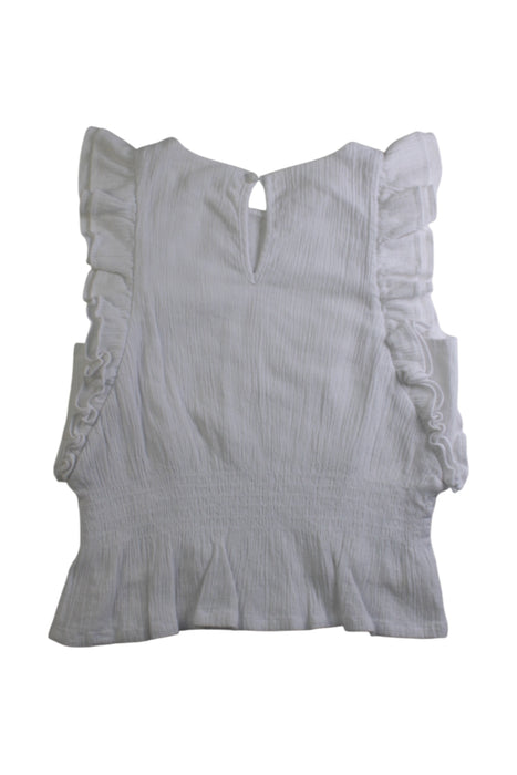 A White Sleeveless Tops from Country Road in size 6T for girl. (Back View)