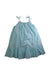 A Blue Sleeveless Dresses from Kidsagogo in size 6T for girl. (Back View)