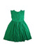 A Green Sleeveless Dresses from Kidsagogo in size 6T for girl. (Back View)