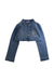 A Blue Lightweight Jackets from Miss Blumarine in size 12Y for girl. (Front View)